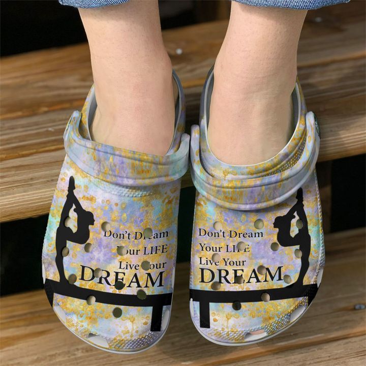 Gymnastics Live Your Dream Crocs Clog Shoes