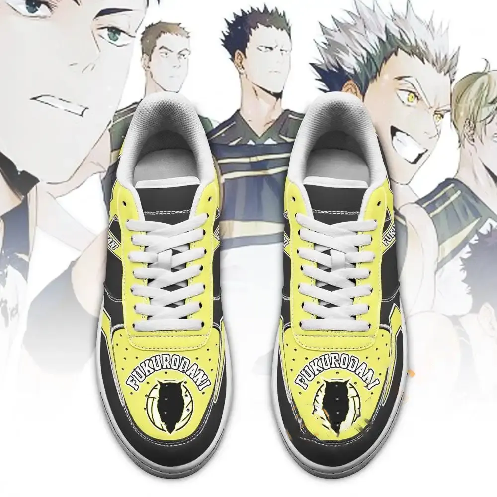 Haikyuu Fukurodani Academy Uniform Haikyuu Anime Nike Air Force Shoes