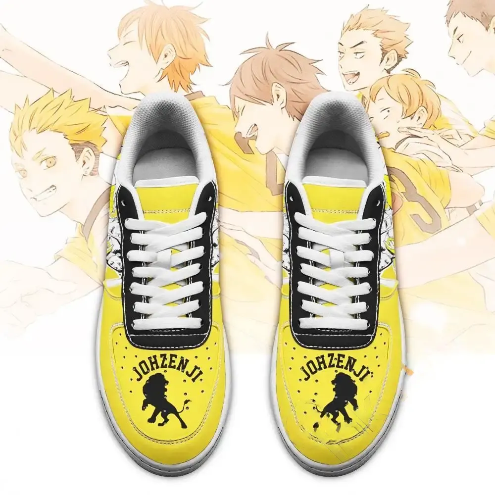 Haikyuu Johzenji High Team Haikyuu Anime Amazon Nike Air Force Shoes
