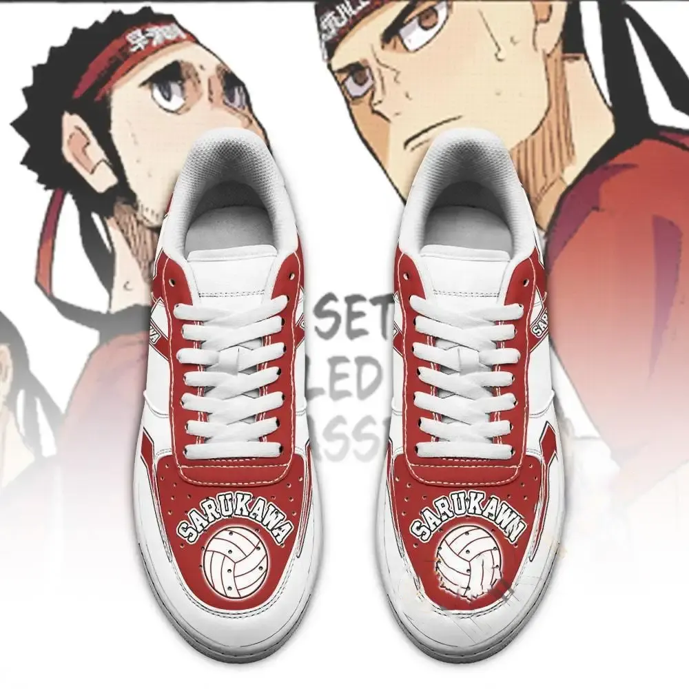 Haikyuu Sarukawa Tech High Uniform Haikyuu Anime Amazon Nike Air Force Shoes