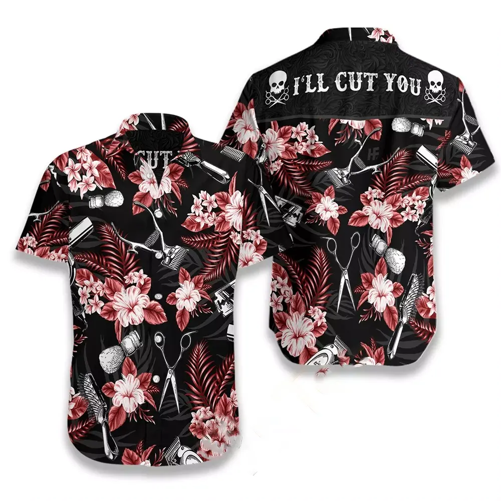 Hair Stylist I’ll Cut You Hawaiian shirts