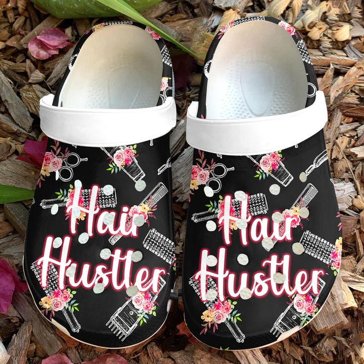 Hairstylist Hair Hustler Crocs Clog Shoes