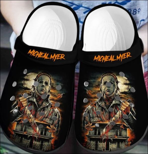Halloween Michael Myers Crocs Clog Shoes