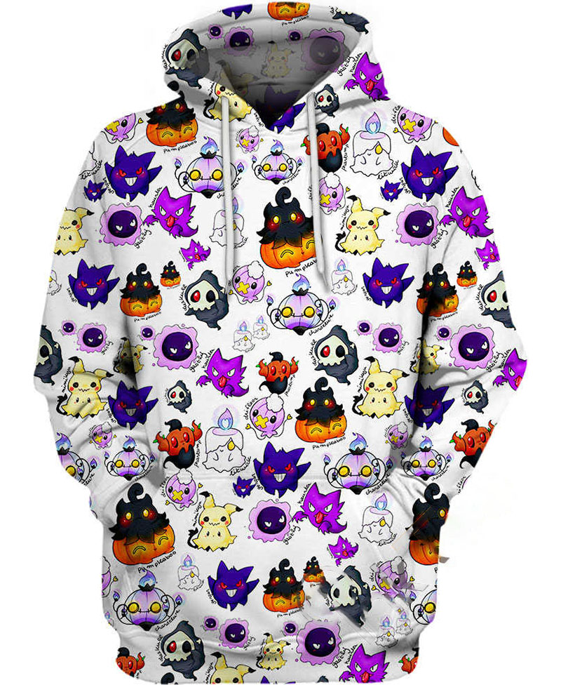 Halloween Pokemon Hoodie 3D