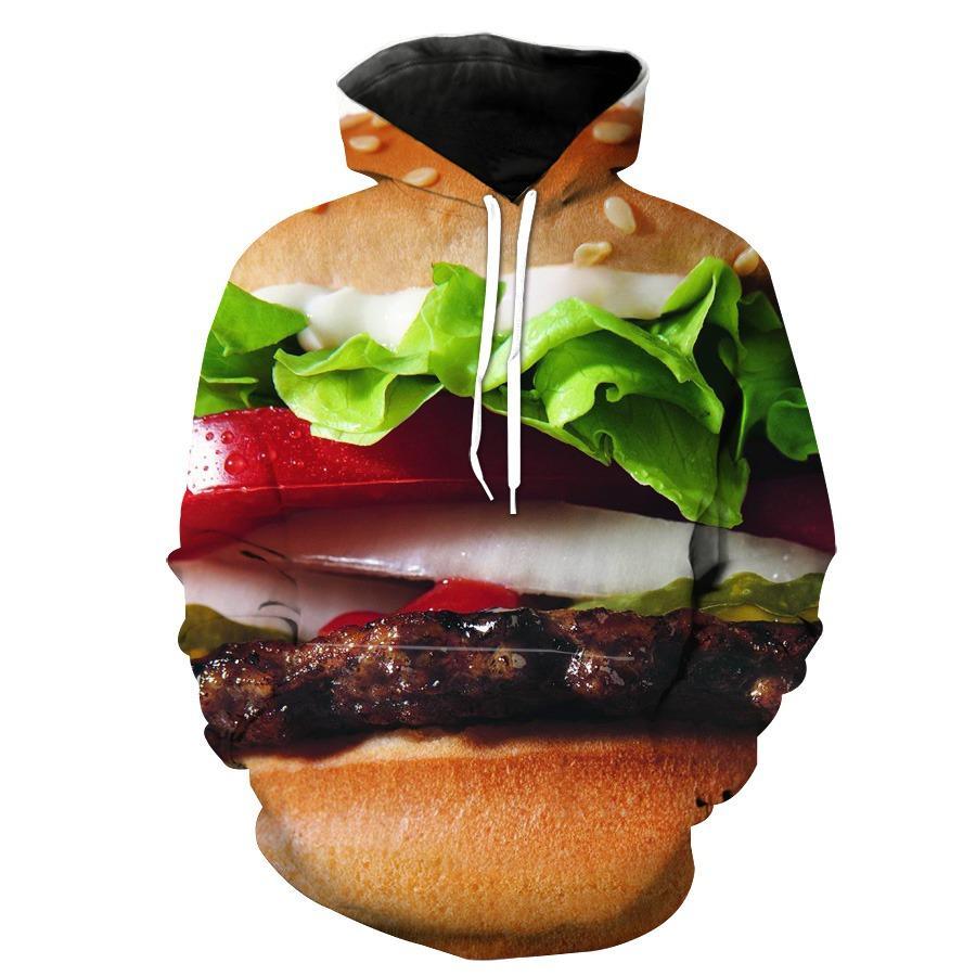 Hamburger Food Hamburger Hoodie 3D