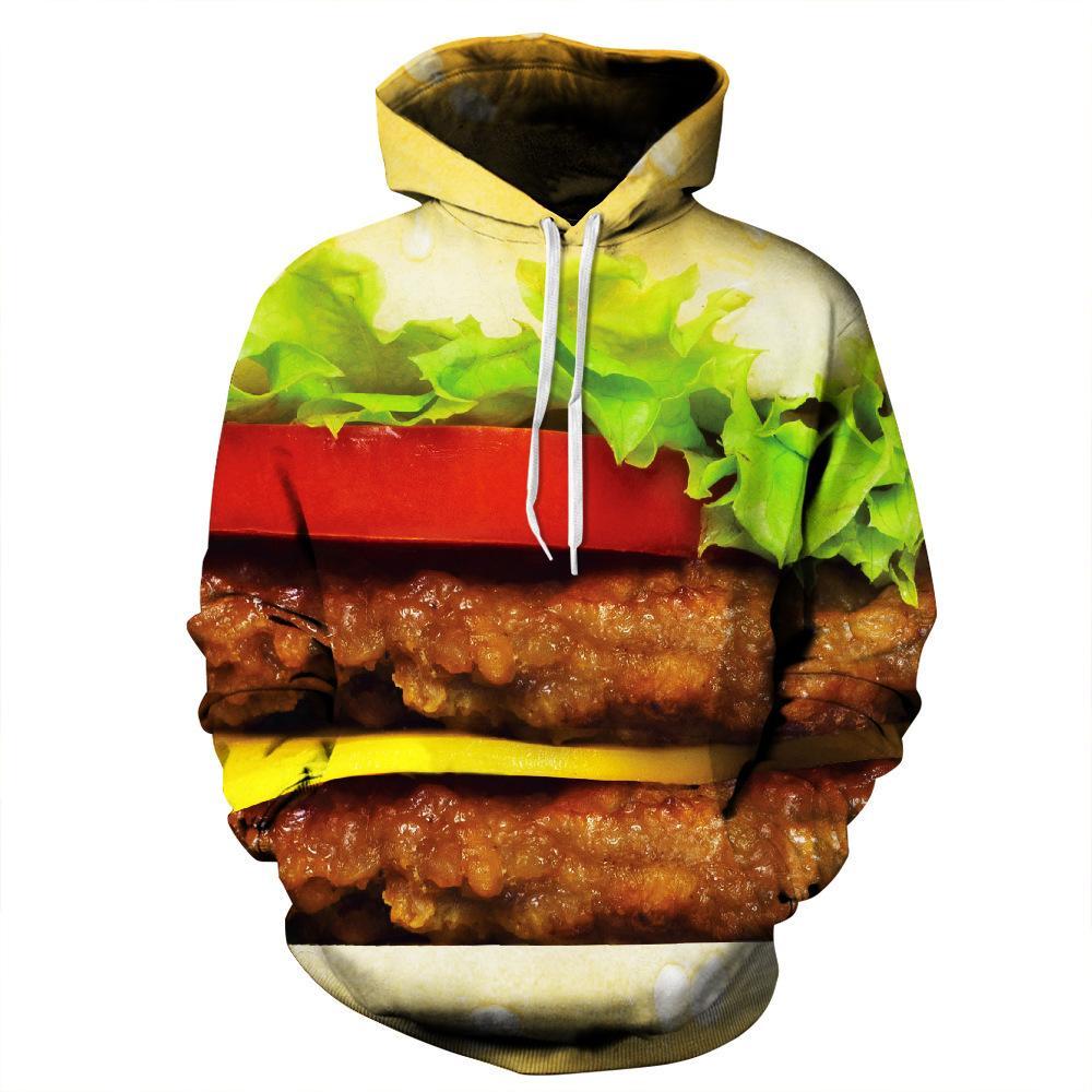 Hamburger Funnys Hoodie 3D 1 Hamburger Funnys Hoodie 3D