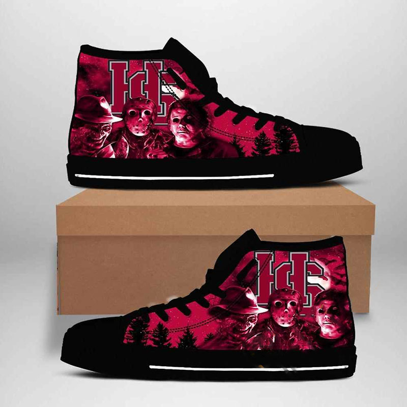 Hampden Sydney College Tigers Ncaa High Top Shoes