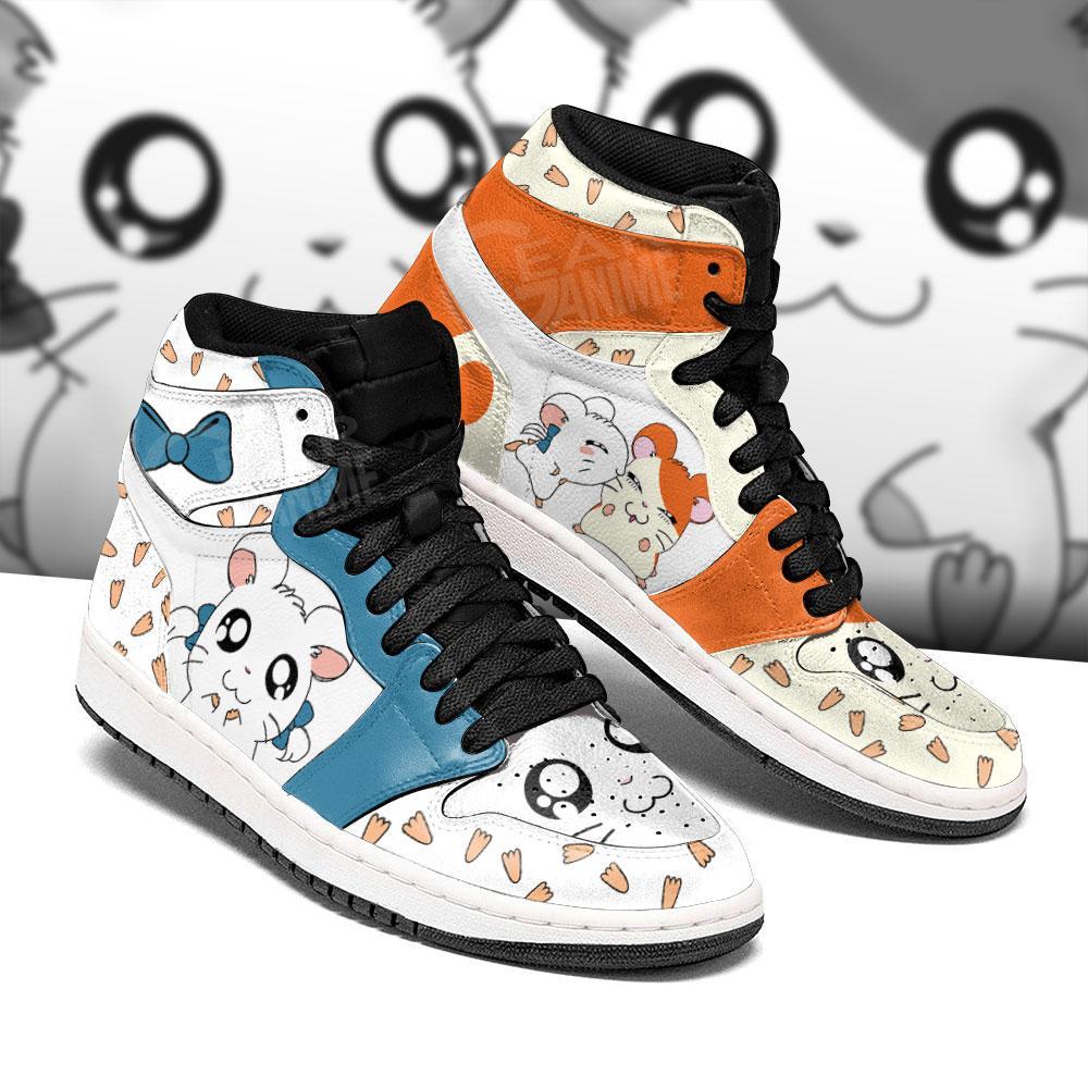 Hamtaro And Bijou Sneakers Custom Hamato Air Jordan Shoes