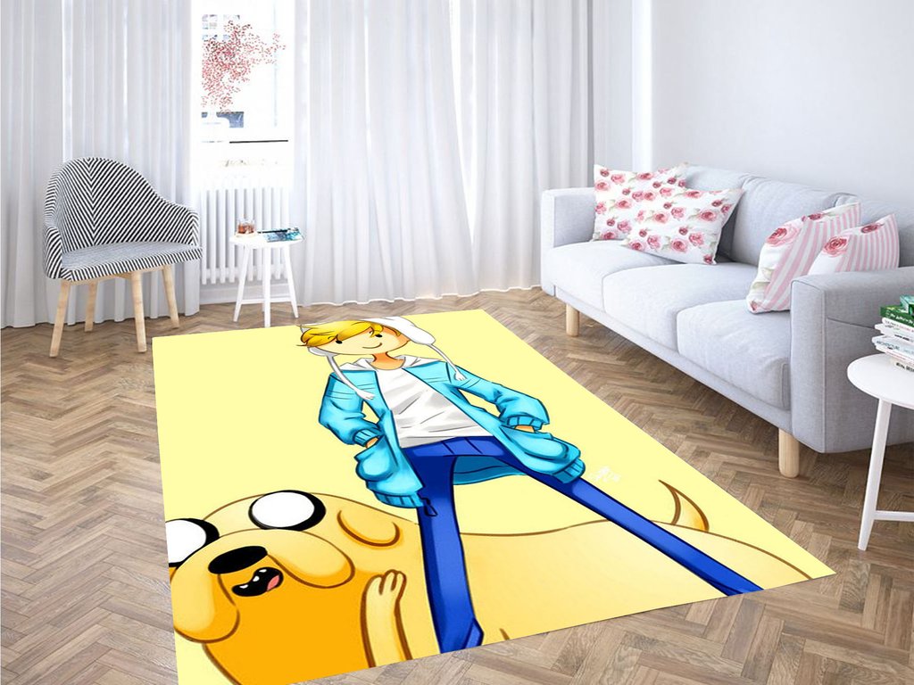 Handsome Finn Adventure Time Living Room Modern Carpet Rug 1 Handsome Finn Adventure Time Living Room Modern Carpet Rug