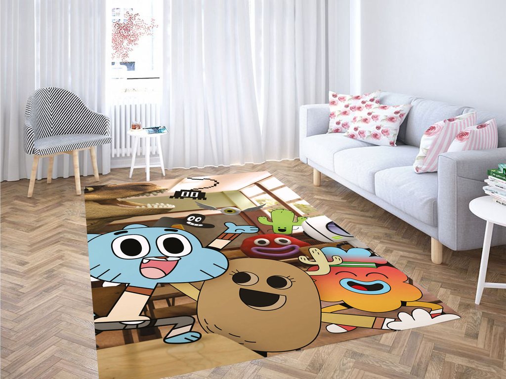 Happiness The Amazing World Of Gimball Living Room Modern Carpet Rug 7 Happiness The Amazing World Of Gimball Living Room Modern Carpet Rug