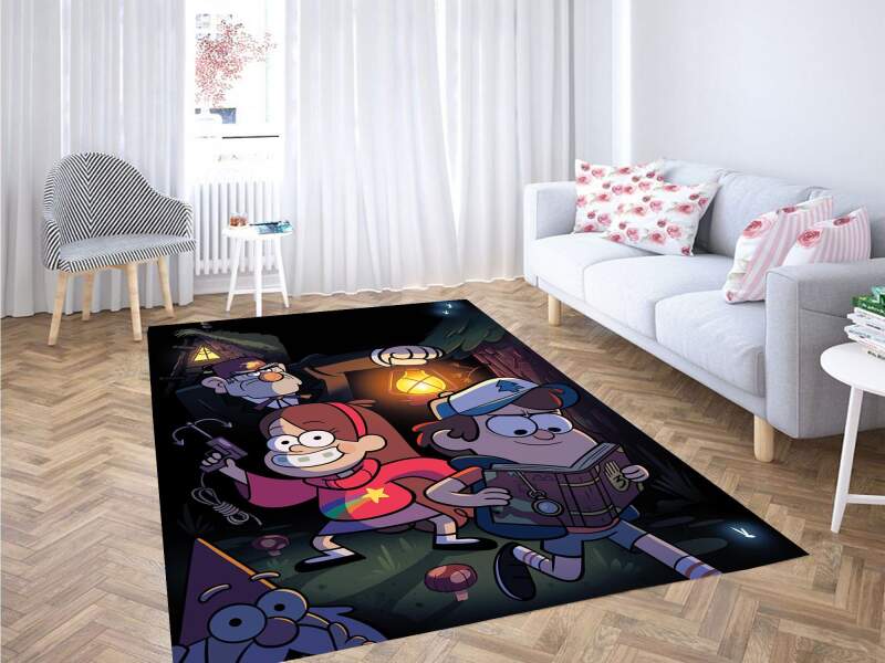 Happy Gravity Falls Carpet Rug 2 Happy Gravity Falls Carpet Rug