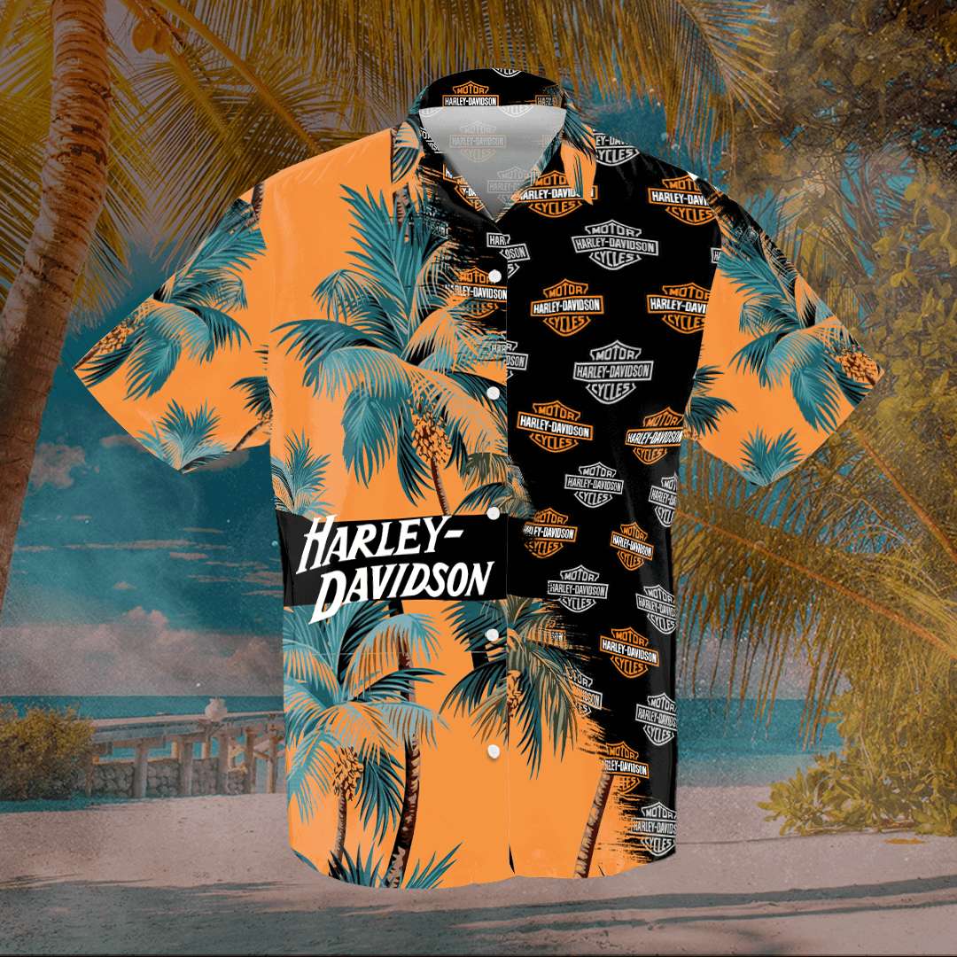Harley Davidson Custom Hawaiian shirts