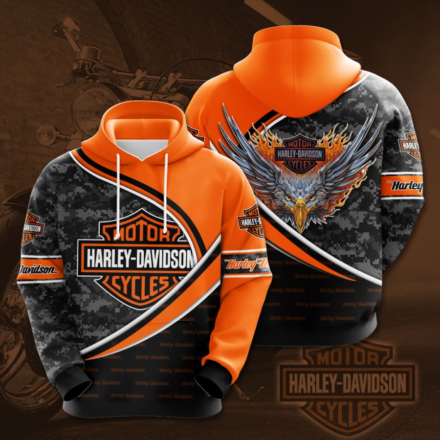 Harley Davidson Custom Hoodie 3D