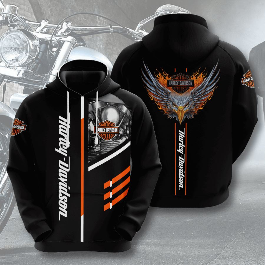 Harley Davidson Custom Hoodie 3D