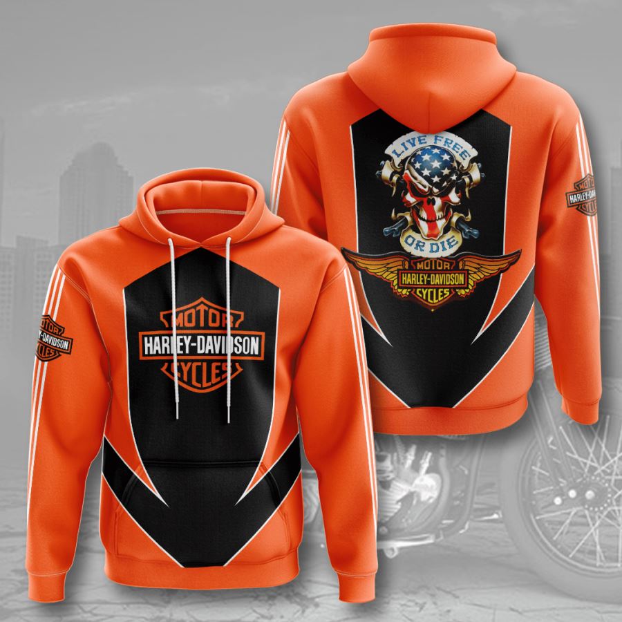 Harley Davidson Custom Hoodie 3D