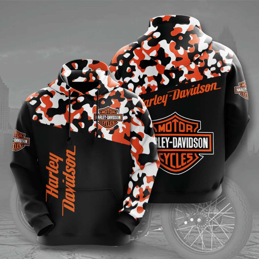 Harley Davidson Custom Hoodie 3D 1 Harley Davidson Custom Hoodie 3D