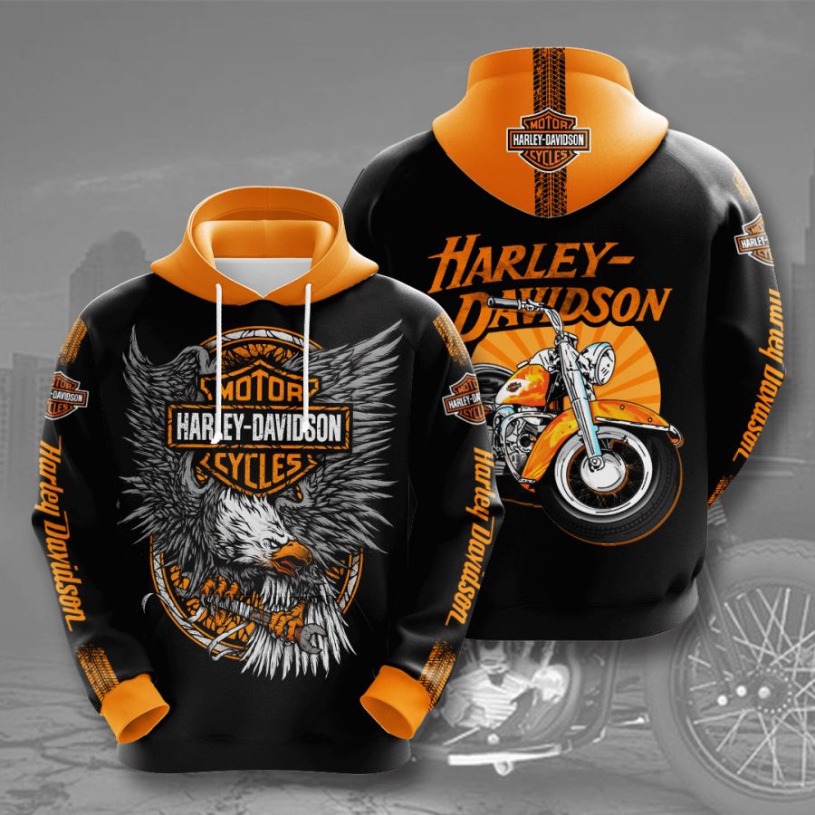 Harley Davidson Custom Hoodie 3D
