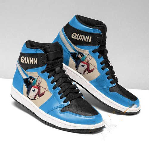 Harley Quinn Carolina Panthers Jordan Custom Air Jordan Shoes