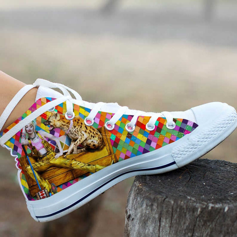 Harley Quinn Jocker Custom Movie High Top Shoes