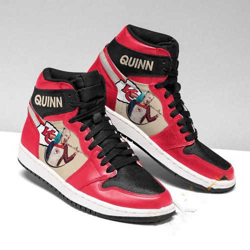 Harley Quinn Kansas City Chiefs Jordan Custom Air Jordan Shoes 2 Harley Quinn Kansas City Chiefs Jordan Custom Air Jordan Shoes