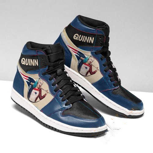 Harley Quinn New England Patriots Jordan Custom Air Jordan Shoes 3 Harley Quinn New England Patriots Jordan Custom Air Jordan Shoes