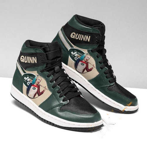 Harley Quinn New York Jets Jordan Custom Air Jordan Shoes
