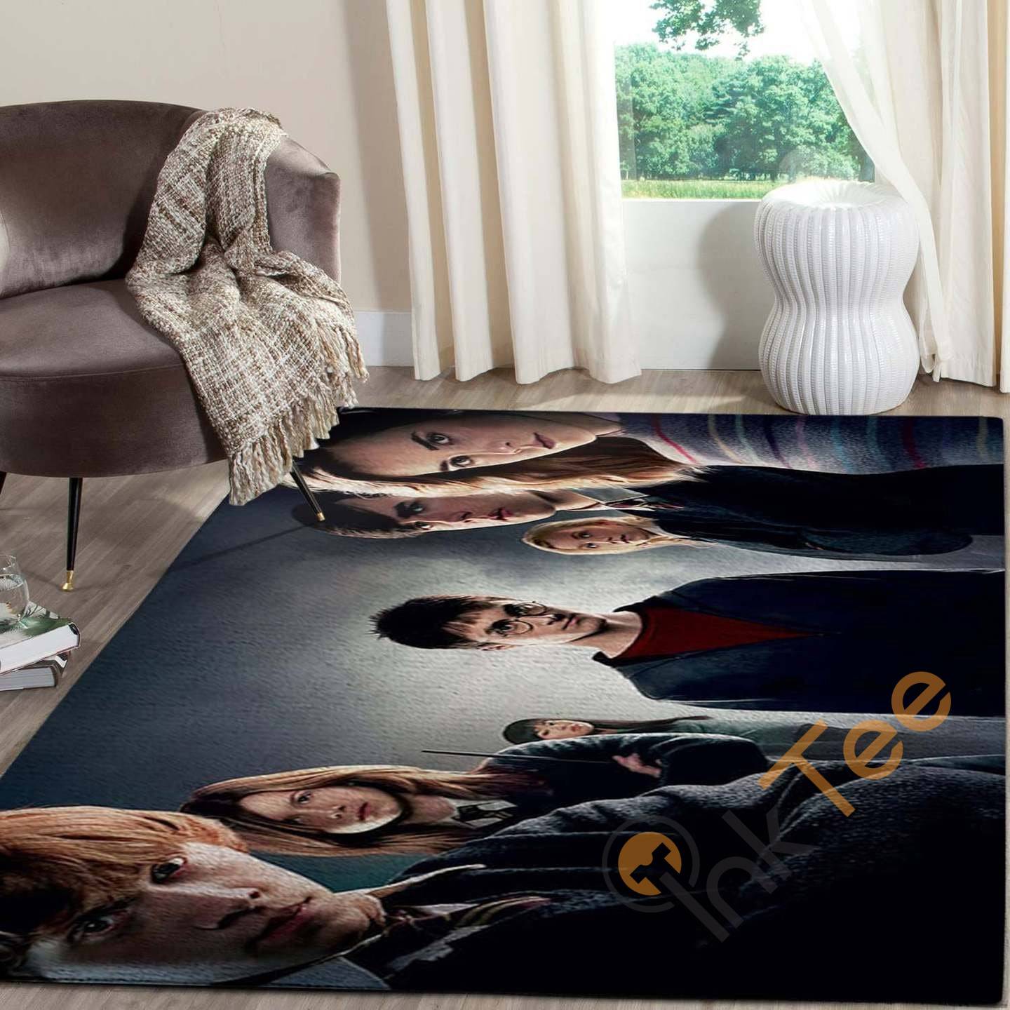 Harry Potter And Friends Carpet Living Room Floor Decor Gift For Potter's Fan Collection Hermione Ron Rug 1 Harry Potter And Friends Carpet Living Room Floor Decor Gift For Potter’s Fan Collection Hermione Ron Rug