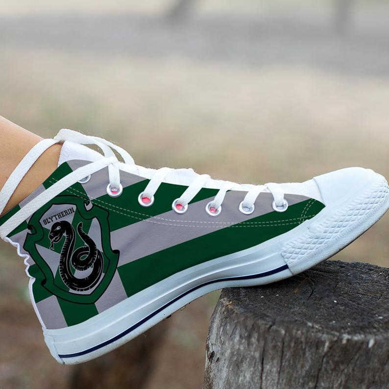 Harry Potter Custom Slytherin Wizards Movie High Top Shoes