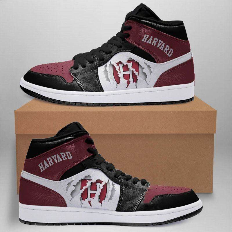 Harvard Crimson Custom Air Jordan Shoes