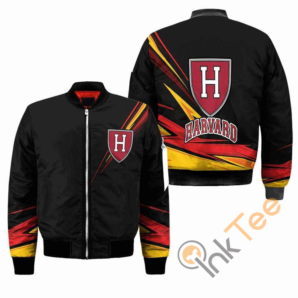 Harvard Crimson NCAA Black Apparel Best Christmas Gift For Fans Bomber Jacket 15 Harvard Crimson NCAA Black Apparel Best Christmas Gift For Fans Bomber Jacket