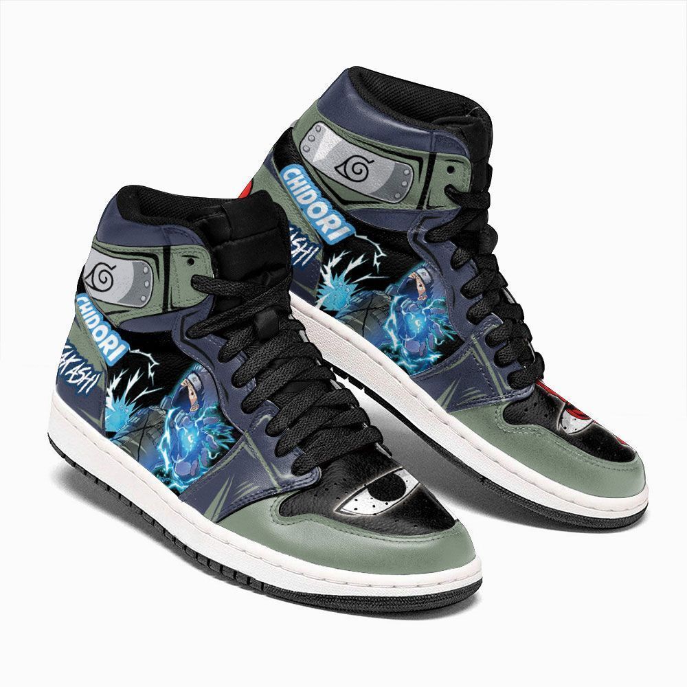 Hatake Kakashi Chidori Naruto Custom Anime Air Jordan Shoes