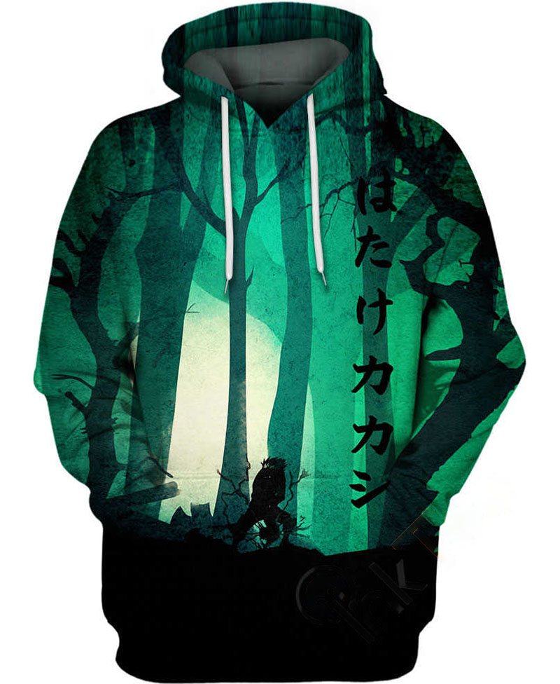 Hatake Kakashi Frost Hoodie 3D 9 Hatake Kakashi Frost Hoodie 3D