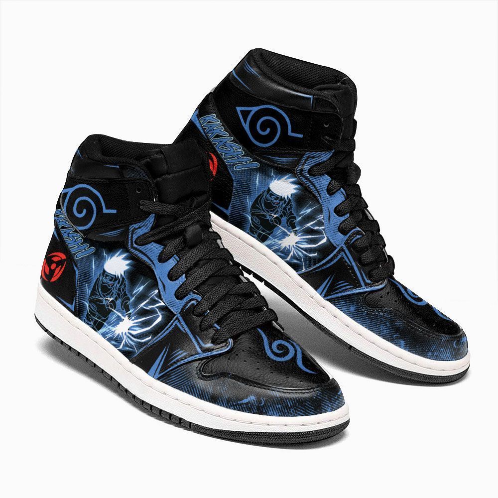 Hatake Kakashi Thunder Naruto Custom Anime Air Jordan Shoes