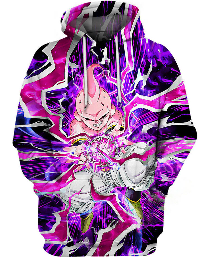 Heartless Destruction Buu Hoodie 3D