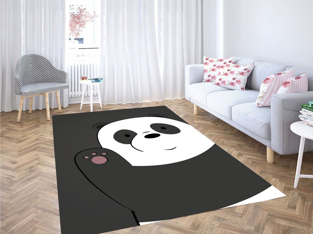 Hello From Panda We Bare Bears Living Room Modern Carpet Rug 7 Hello From Panda We Bare Bears Living Room Modern Carpet Rug
