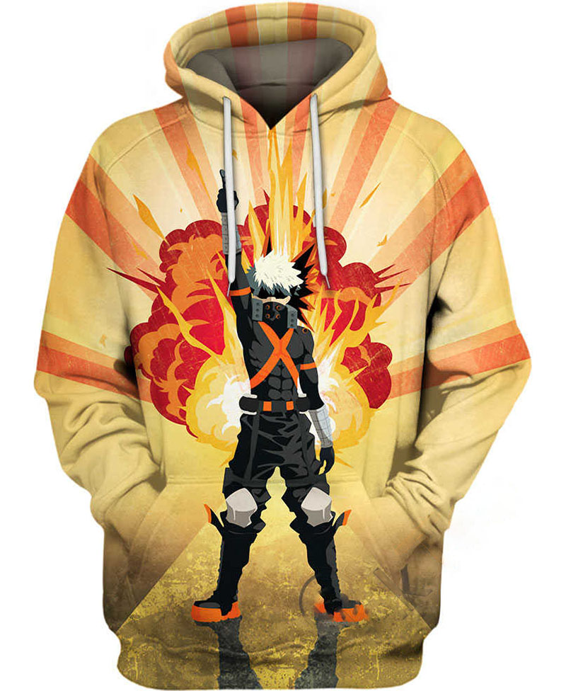 Hero Explosion Hoodie 3D