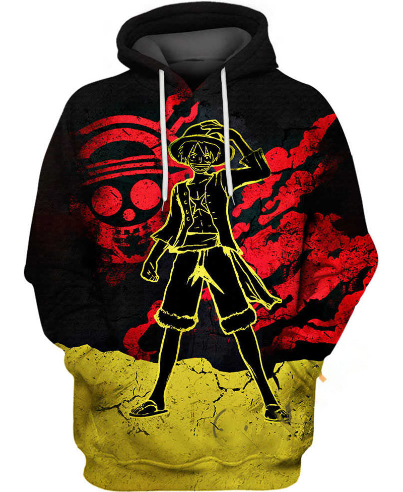 Heroic Monkey D. Luffy Hoodie 3D 2 Heroic Monkey D. Luffy Hoodie 3D