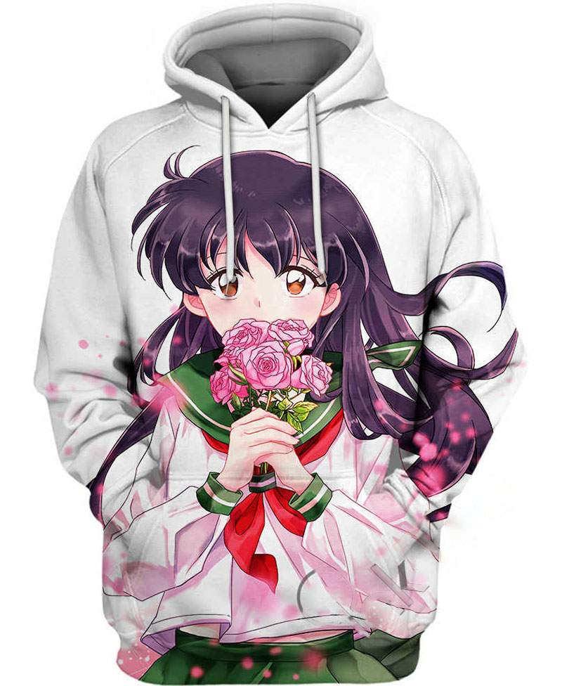 Higurashi Kagome Hoodie 3D