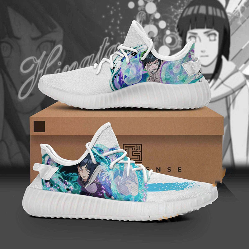Hinata Hyuga Character Naruto Anime Yeezy Boost