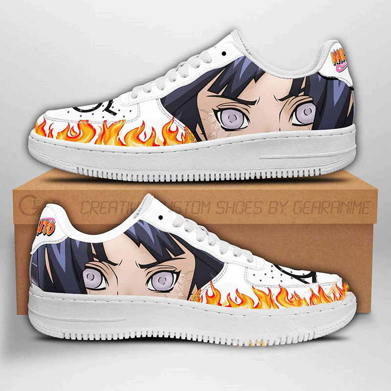 Hinata Hyuga Eyes Naruto Anime Nike Air Force Shoes