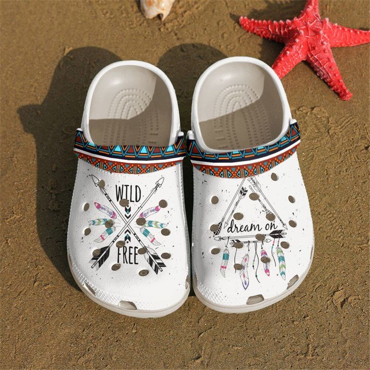 Hippie Dream On Crocs Clog Shoes