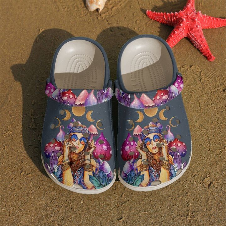 Hippie Little Trippie Crocs Clog Shoes