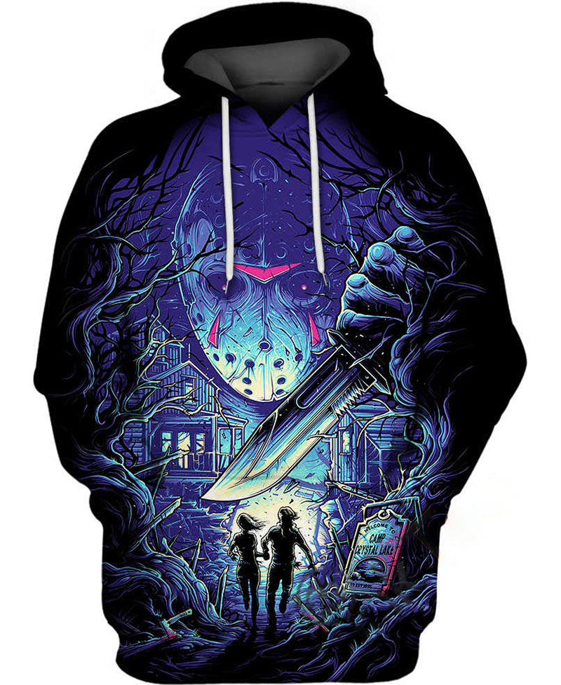 His Name Was Jason Hoodie 3D