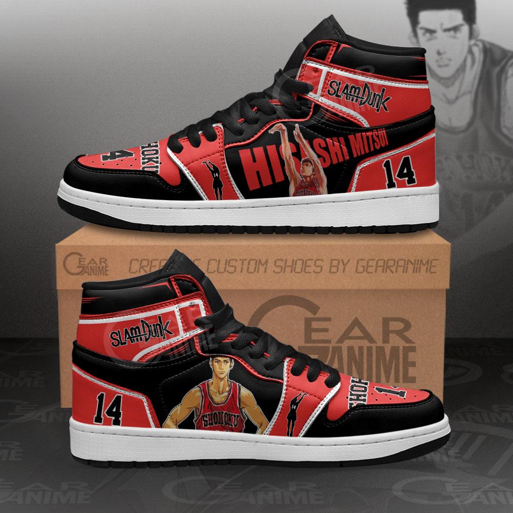 Hisashi Mitsui Sneakers Slam Dunk Anime Air Jordan Shoes 5 Hisashi Mitsui Sneakers Slam Dunk Anime Air Jordan Shoes