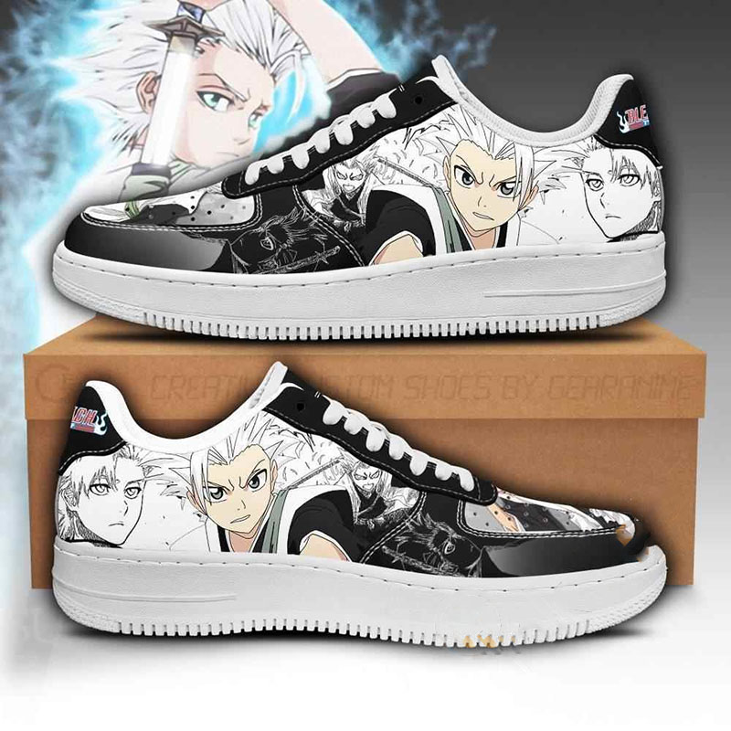 Hitsugaya Bleach Anime Nike Air Force Shoes 11 Hitsugaya Bleach Anime Nike Air Force Shoes