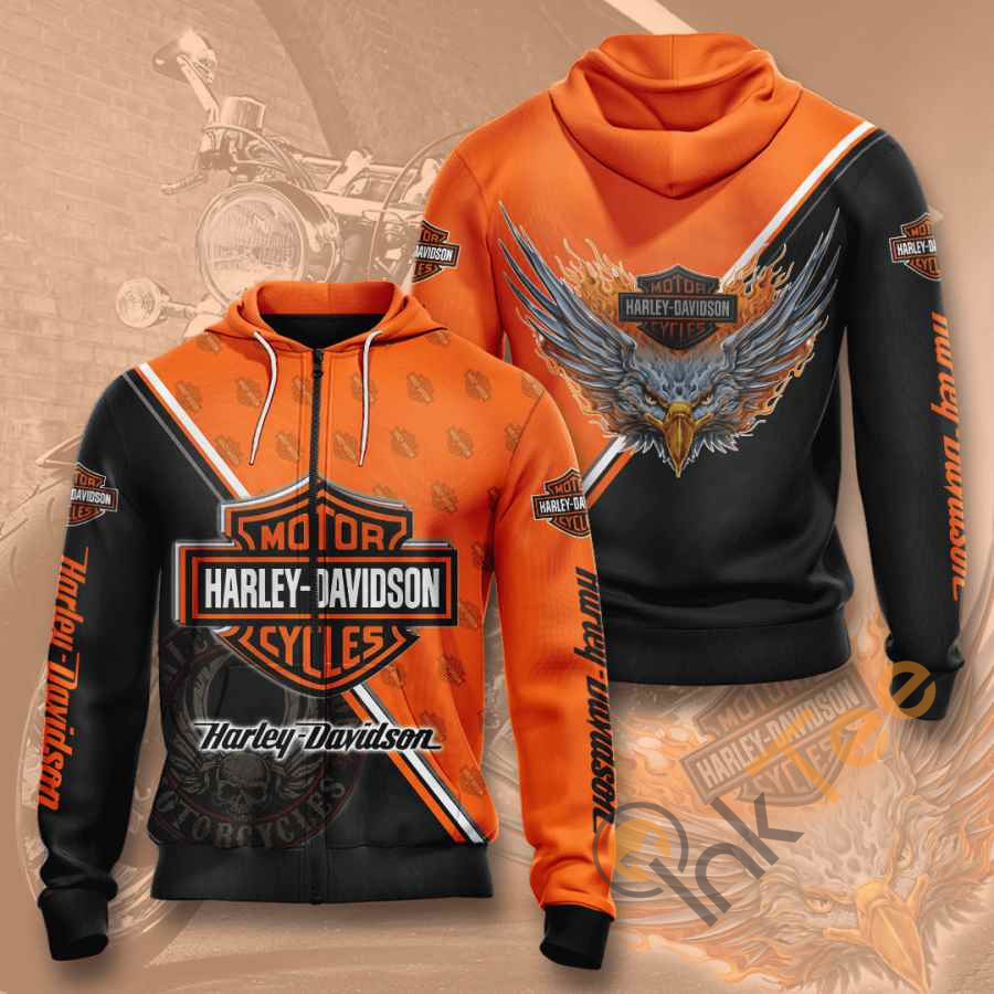 Hobbies Motorcycles Harley Davidson Usa Hoodie 3D