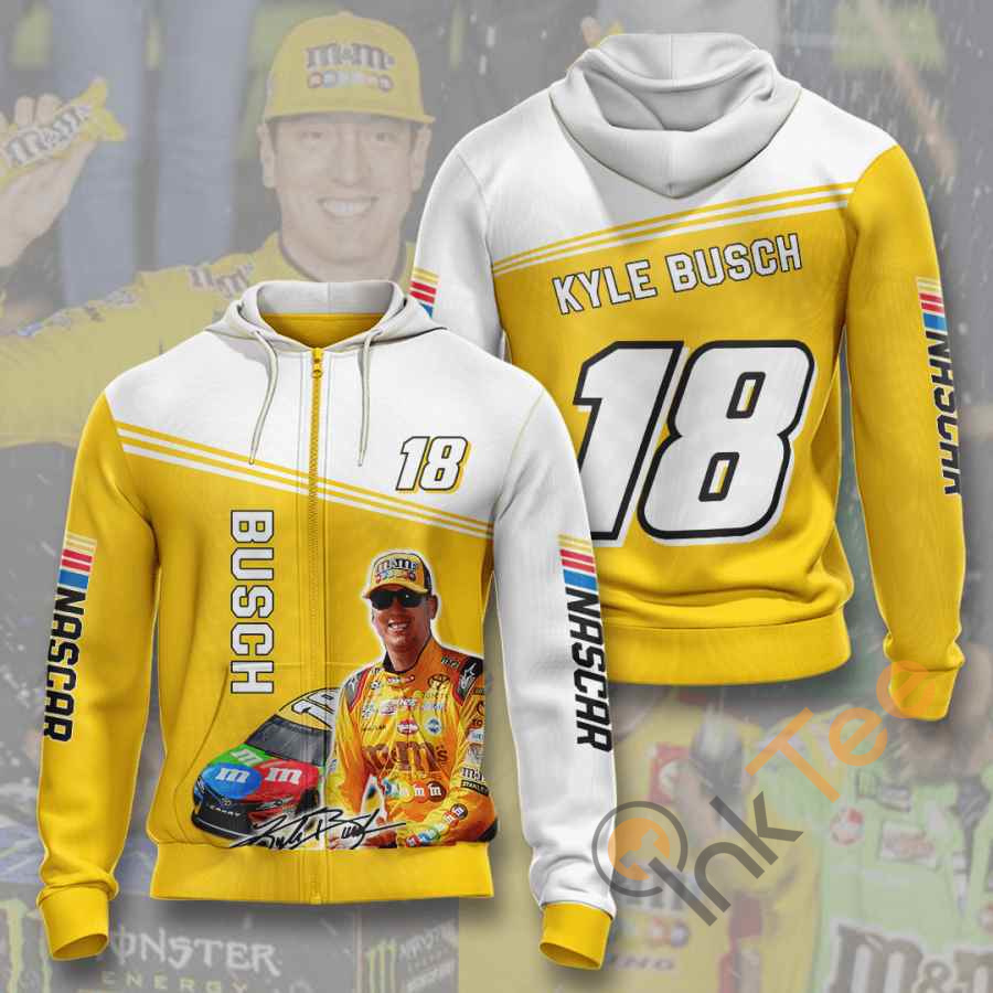 Hobbies Racing Kyle Busch Usa Hoodie 3D