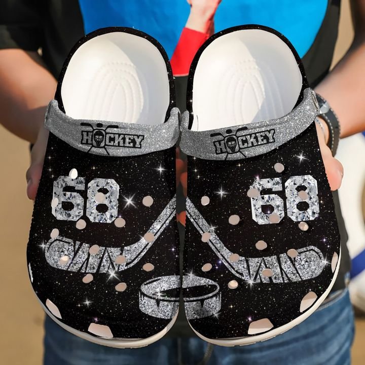 Hockey Personalized Diamond Crocs Clog Shoes 3 Hockey Personalized Diamond Crocs Clog Shoes