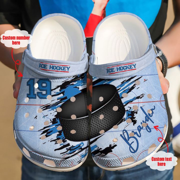 Hockey Personalized Lover Crocs Clog Shoes