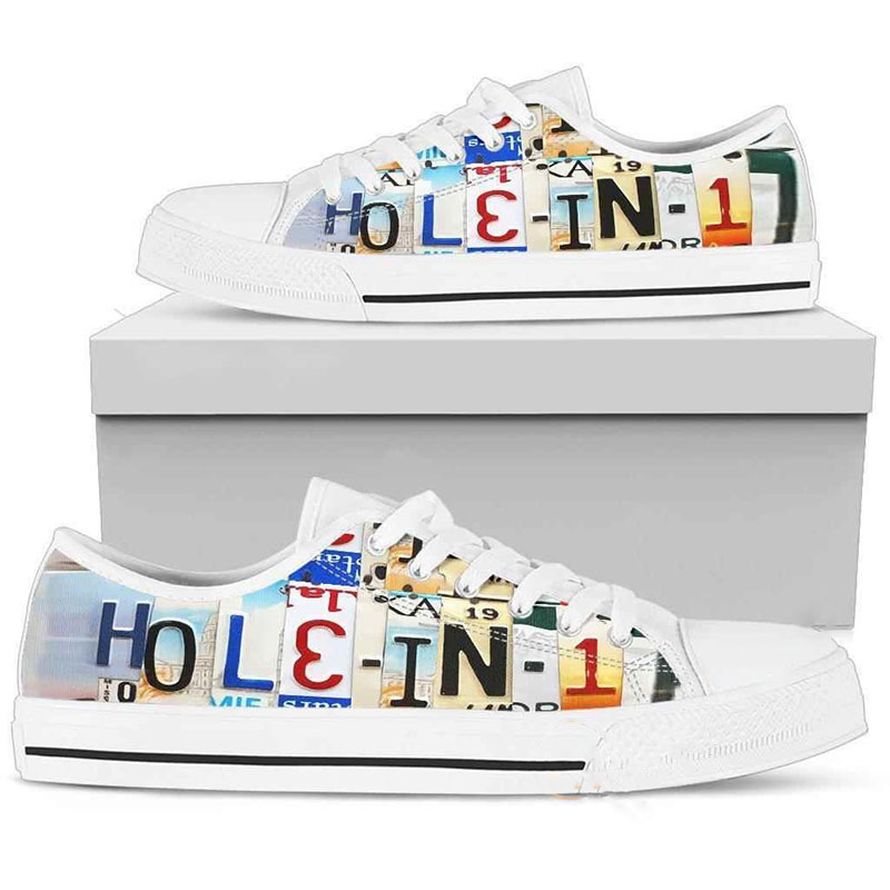 Hole In Low Top Shoes